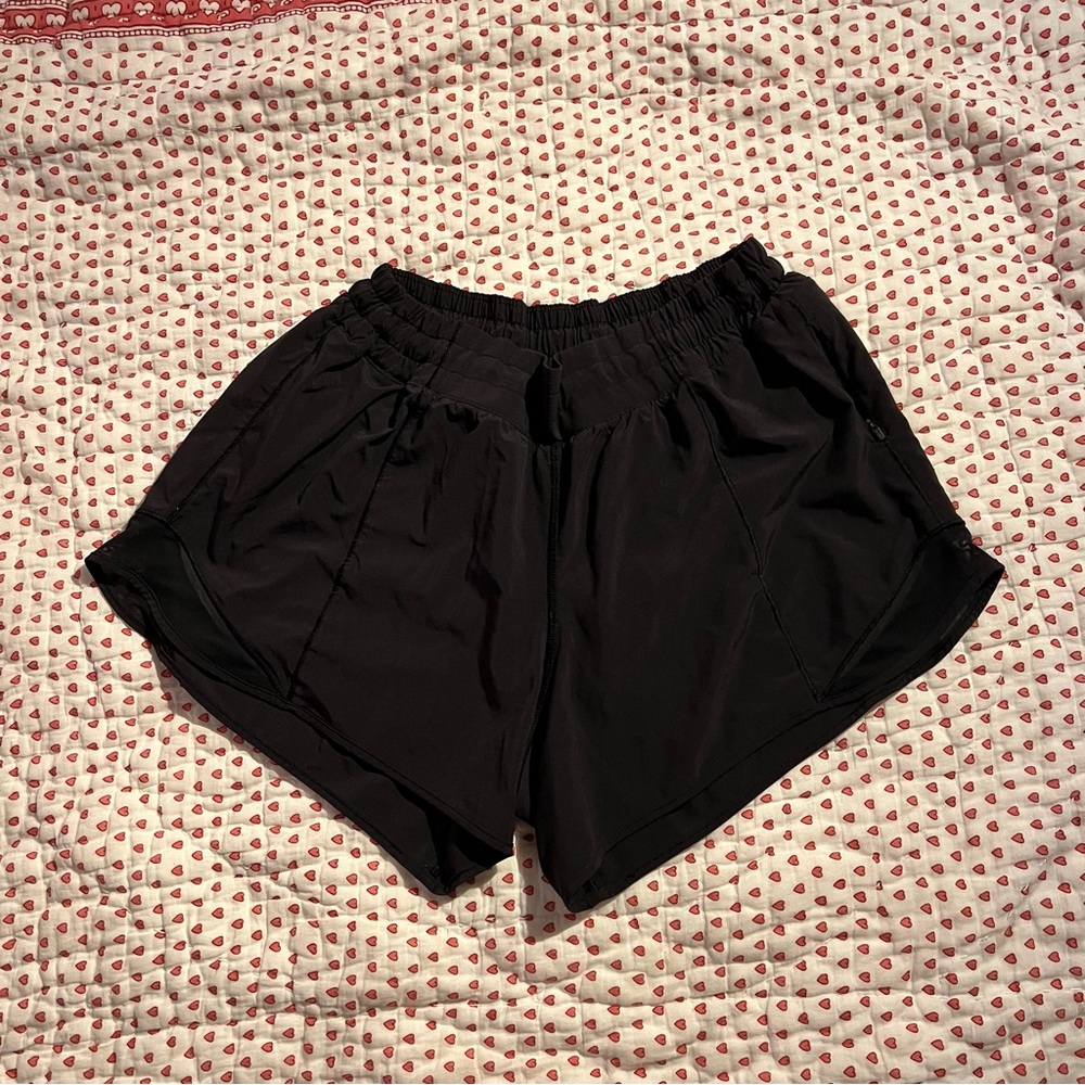 Lululemon Black Hotty Hot Shorts